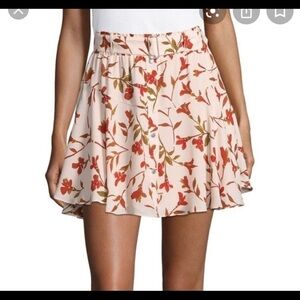 Lovers & Friends x Revolve Whimsical Boho Fountain Floral Pullon Skirt Medium